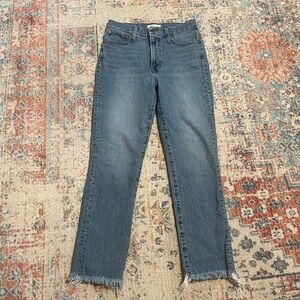 Madewell perfect vintage jeans straight cut